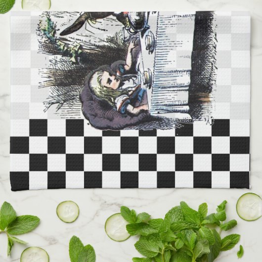 お茶会2 キッチンタオル (折り畳み)