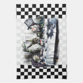 お茶会2 キッチンタオル (縦)