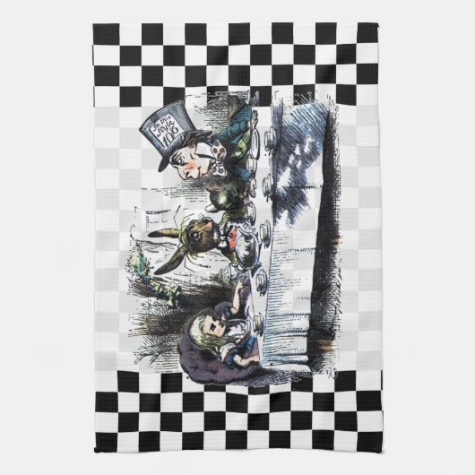 お茶会2 キッチンタオル (縦)