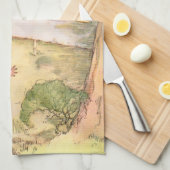 お茶会4 キッチンタオル (四つ折り)