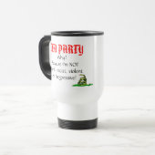 お茶会、なぜか。 トラベルマグ (正面左)