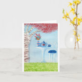 お茶会 カード (黄色い花)