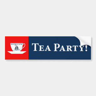 お茶会! バンパーステッカー