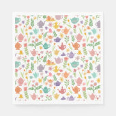 お茶会 パーティー 誕生日  ブライダル イースター 春 フラワーフェスティバル スタンダードランチョンナプキン (正面)