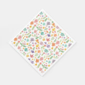 お茶会 パーティー 誕生日  ブライダル イースター 春 フラワーフェスティバル スタンダードランチョンナプキン (角)