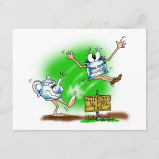 お茶会 ポストカード