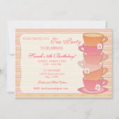 お茶会 招待状 (正面)