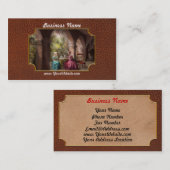 お茶会-祖母1936年と茶を共有すること 名刺 (正面/裏面)