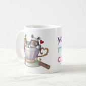 お茶及び切れのBake® -私のお茶 コーヒーマグカップ (正面左)