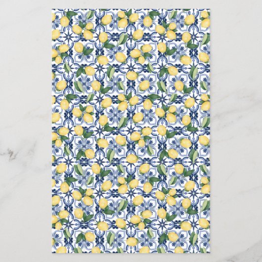 お茶地中海のシャワーゲームカードのレモン名 チラシ (裏面)