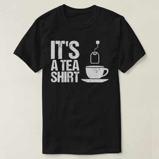 お茶好きのお茶 Tシャツ (デザイン正面)