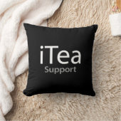お茶好きのためのダッドジョーク iTea サポート - 笑える クッション (ブランケット)