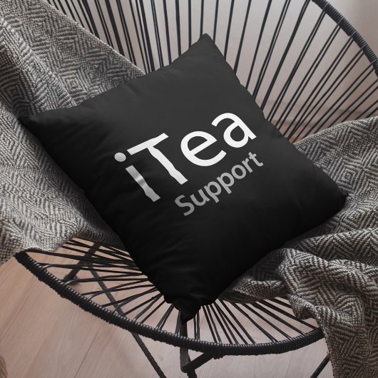お茶好きのためのダッドジョーク iTea サポート - 笑える クッション