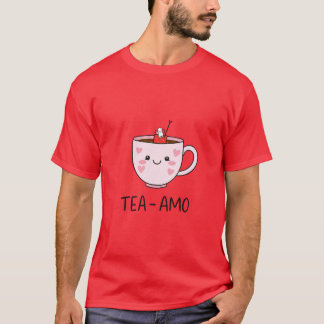 お茶好きのためのTea amo Tシャツ
