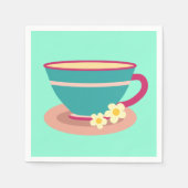 お茶好きのレモンティー スタンダードカクテルナプキン (正面)