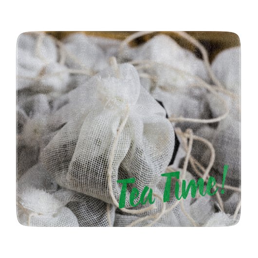 お茶好きの時間バッグ カッティングボード (正面)