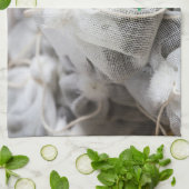 お茶好きの時間バッグ キッチンタオル (折り畳み)