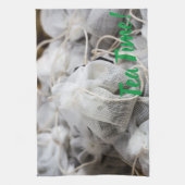 お茶好きの時間バッグ キッチンタオル (縦)