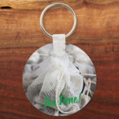 お茶好きの時間バッグ キーホルダー (正面)