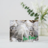 お茶好きの時間バッグ シーズンポストカード (スタンド正面)