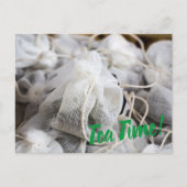 お茶好きの時間バッグ シーズンポストカード (正面)