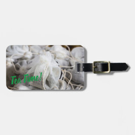 お茶好きの時間バッグ ラゲッジタグ