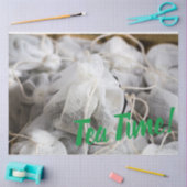 お茶好きの時間バッグ 薄葉紙 (クラフト)