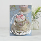 お茶招待されパーティの招待状 シーズンカード (スタンド正面)