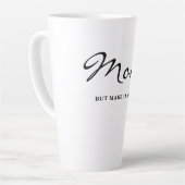 お茶目でクールなママのためのラテマグ カフェラテマグ (左アングル)