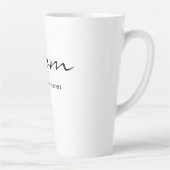 お茶目でクールなママのためのラテマグ カフェラテマグ (右)