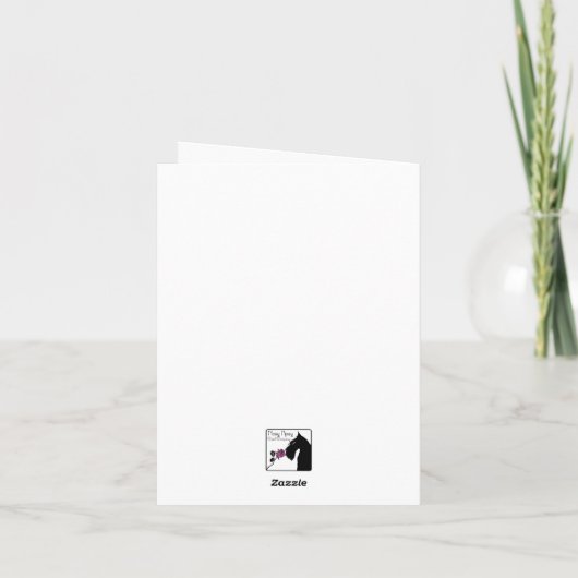 お茶目なスコット カード (裏面)