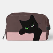 お茶目な黒猫モノグラム ドップキット (裏面)