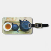 お茶素朴のセット写真旅行 ラゲッジタグ (正面横)