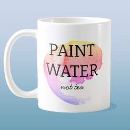 お茶絵を描のアーティストユーモアではない コーヒーマグカップ