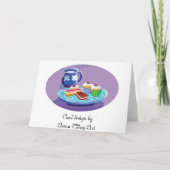 お茶飲みませんか？ カード (裏面)