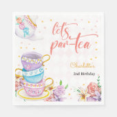 お茶、お茶の誕生日 スタンダードランチョンナプキン (正面)