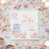 お茶、お茶の誕生日 スタンダードランチョンナプキン