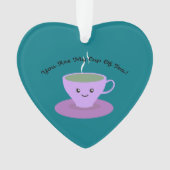 お茶 オーナメント (正面)