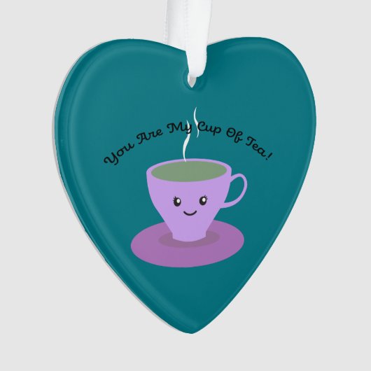 お茶 オーナメント (正面)