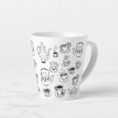 お茶 カフェラテマグ (右アングル)