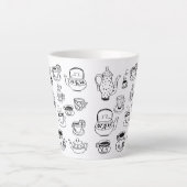 お茶 カフェラテマグ (正面)