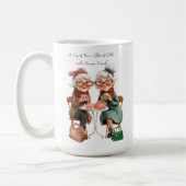 お茶、ケーキの切り身、永遠の友 コーヒーマグカップ (左)