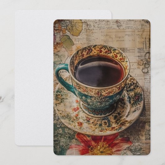 お茶 シーズンカード (正面/裏面)