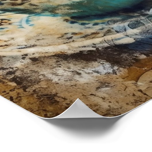 お茶 ポスター (角)