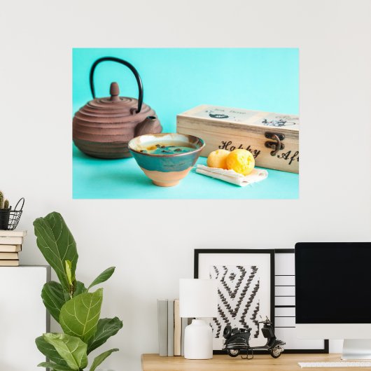 お茶 ポスター (ホームオフィス)