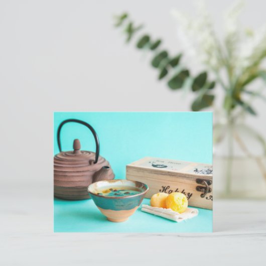 お茶 ポストカード (スタンド正面)