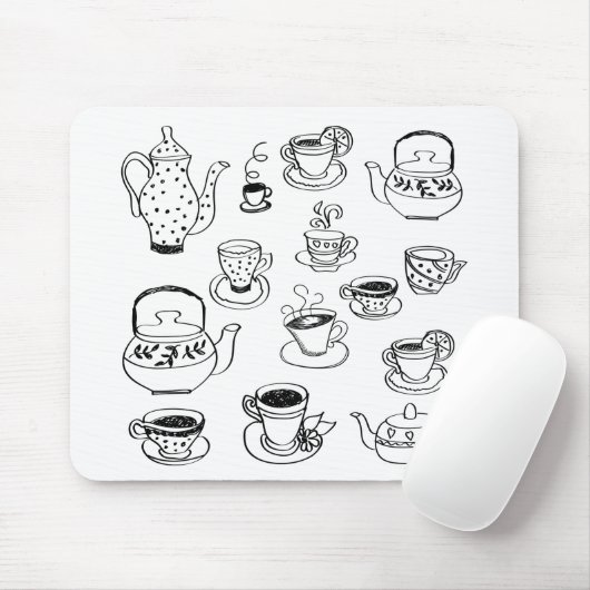 お茶 マウスパッド (マウス)