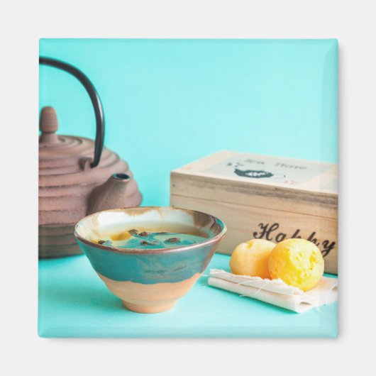 お茶 マグネット (正面)