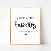 お菓子お気に入りのやお菓子の表看板 ポスター