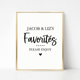 お菓子お気に入りのやお菓子の表看板 ポスター